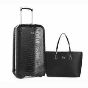 crocodile luggage set